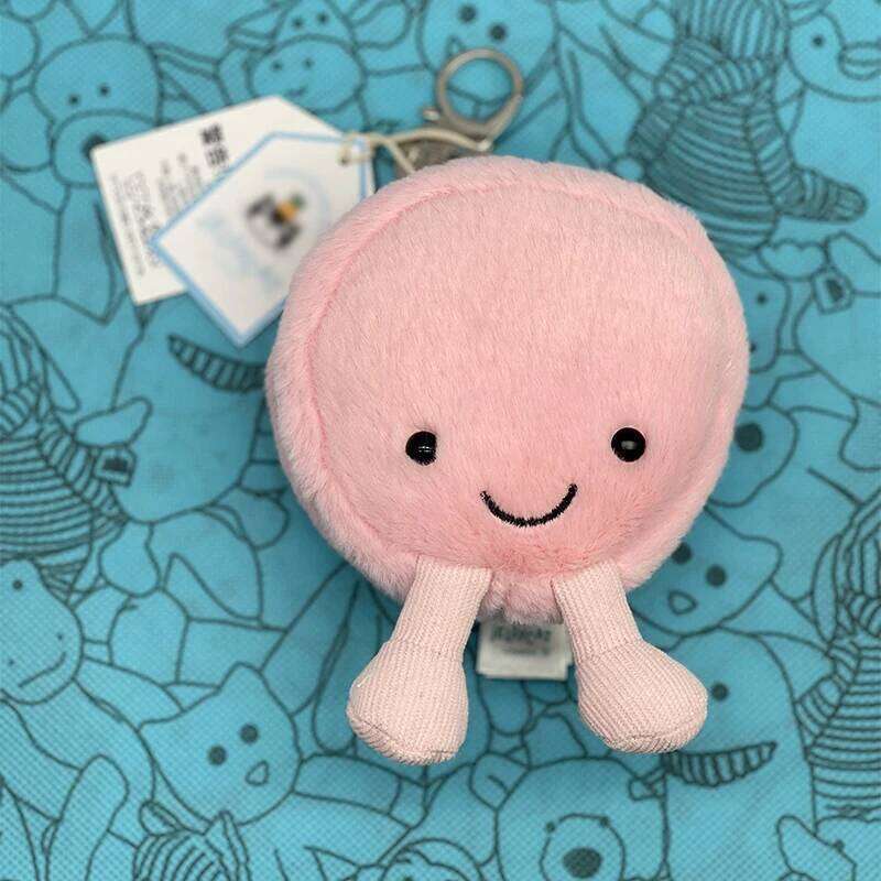 Mantis Shrimp Macarons, Diving Egg Charm, Grape Cluster Plush Toy, Watermelon, Beetle, Carrot Bag Charm 26L0520