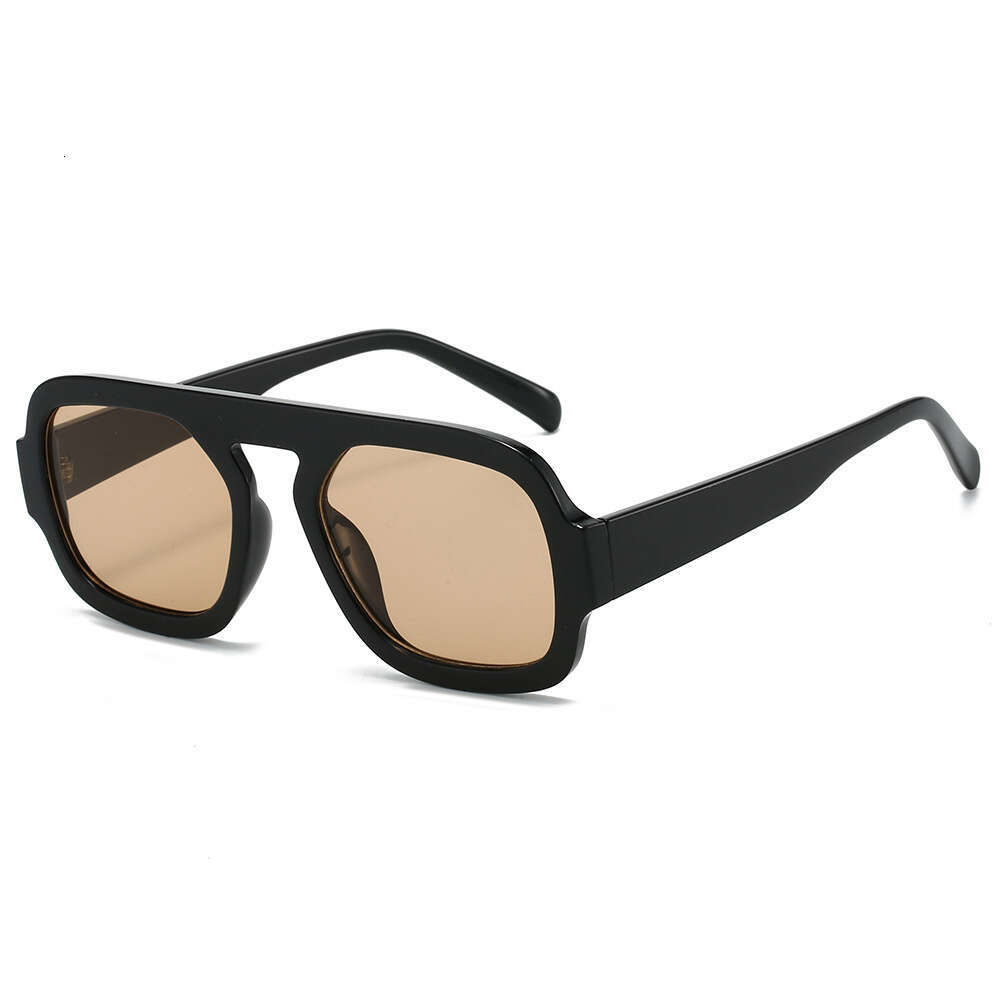 New Pilot Personality Simple Rhythm Versatile PC Fashion Sunglasses For Men And Women Chunjinqiuli