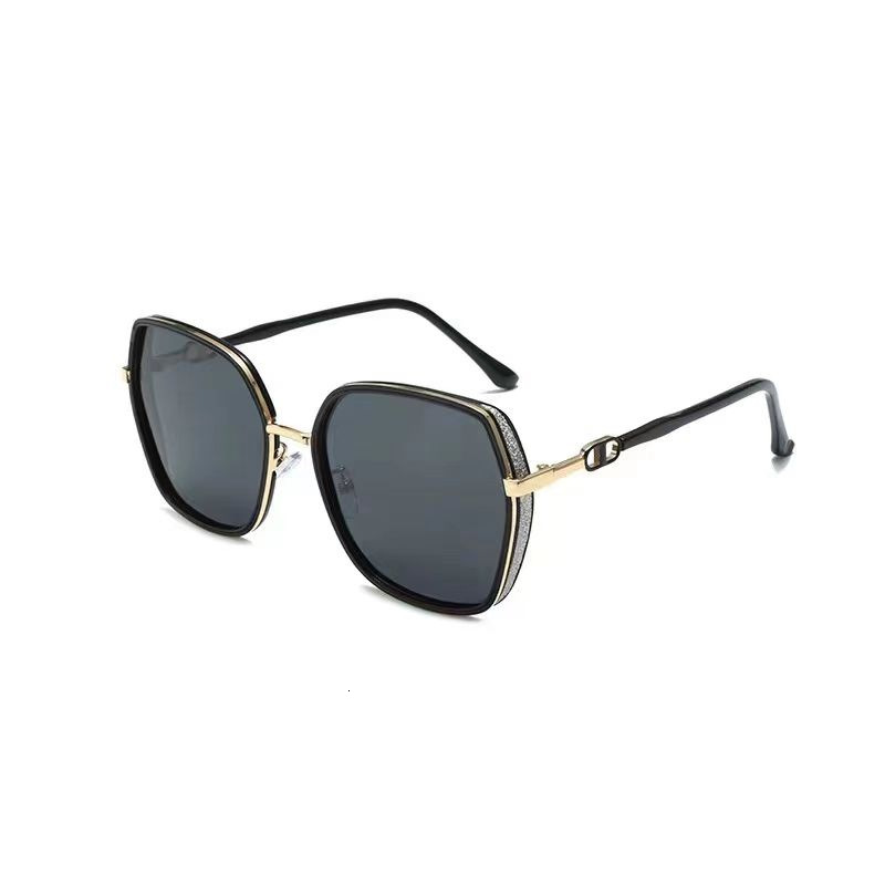 Women's Sport Sunglasses, Frameless Gradient Dark Grey Lenses with UV380 Protection - PC Frame, Metal Accents, Waterproof Coating for Distance Vision,