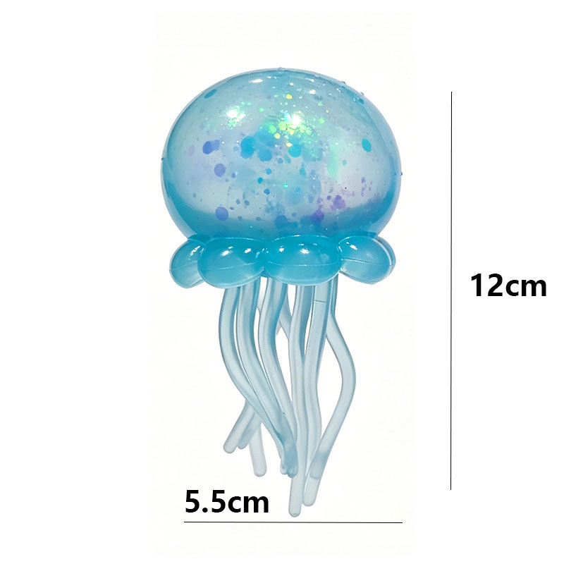 Soft Jelly Squishy Stress Toy Jellyfish Fidget Sensory Squeeze Toy Squishy Toy