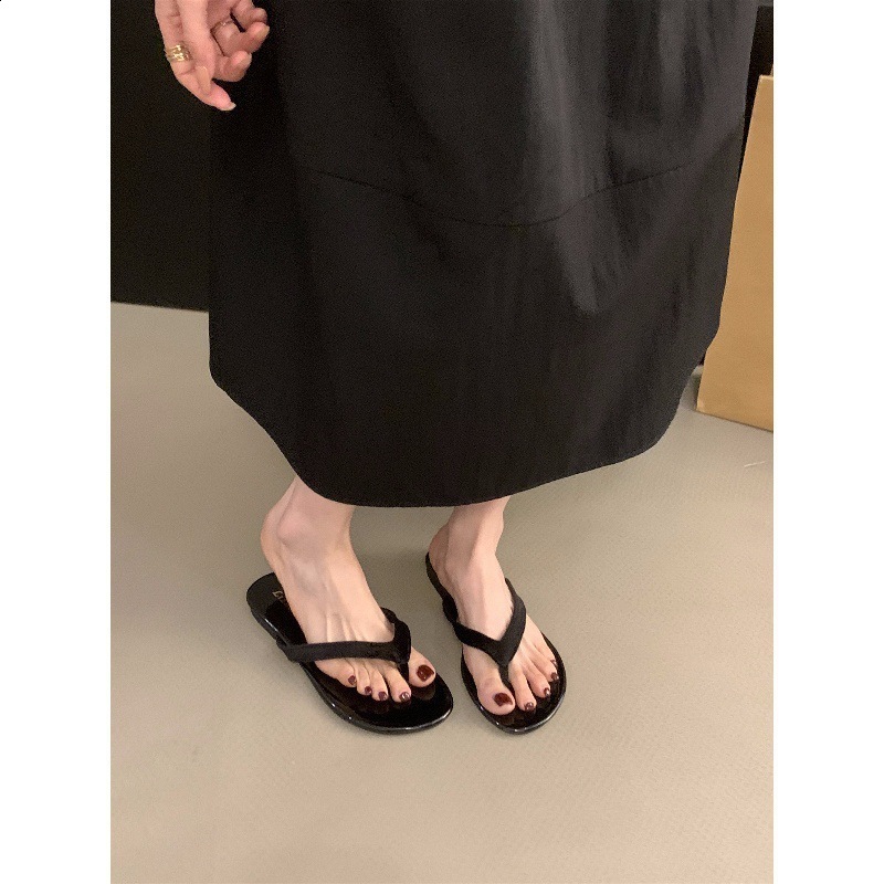 Summer Beach Flip Flop Womens Casual Clip Toe Flats Slippers Fashion Slides Comfort Outdoor Dress Shoes 250516