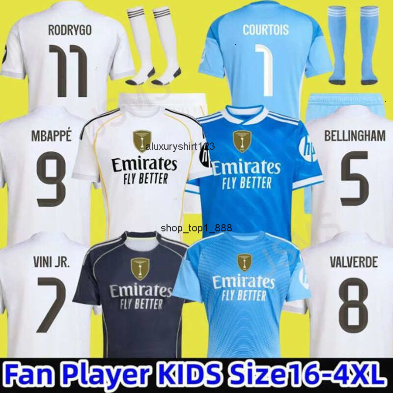 2025 2026 soccer jerseys 25 26 Real 4Th MadriDS football shirt CAMAVINGA Mbappe MODRIC VADE Fourth camiseta men kids uniforms VINI JR BELLINGHAM ARDA6