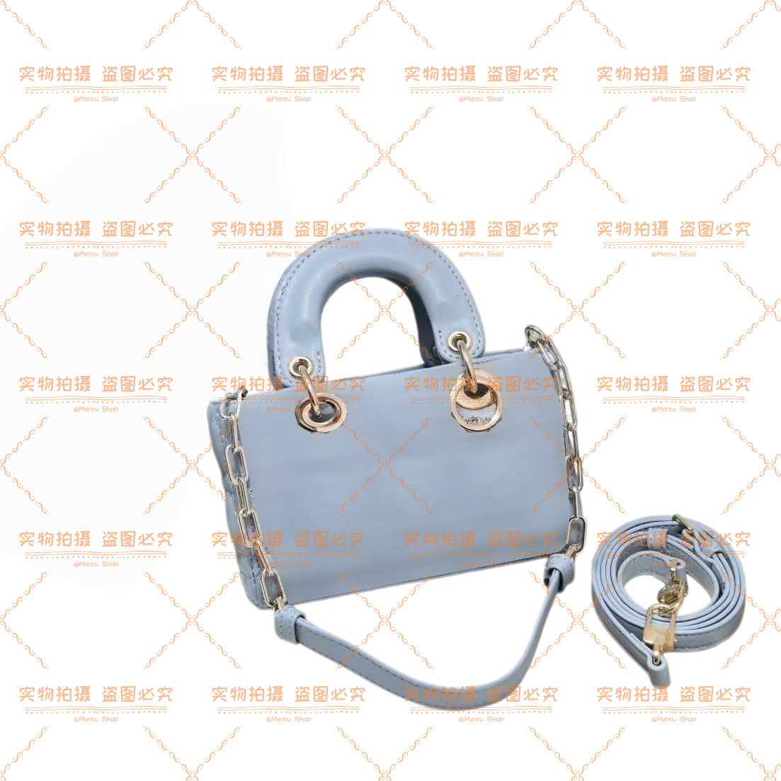 Elegant Crossbody Bag for Men & Women - Durable Vegan Material with Faux Fur Detailing