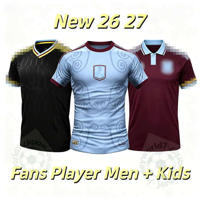 26 27 Aston S-4XL villa WATKINS ELLIOTT MALEN soccer jersey home away third McGINN ONANA KONSA MARTINEZ TIELEMANS 2026 2027 Men kids kit footbal. 26 27 Aston S-4XL villa WATKINS ELLIOTT MALEN soccer jersey home away third McGINN ONANA KONSA MARTINEZ TIELEMANS 2026 2027 Men kids kit footbal.