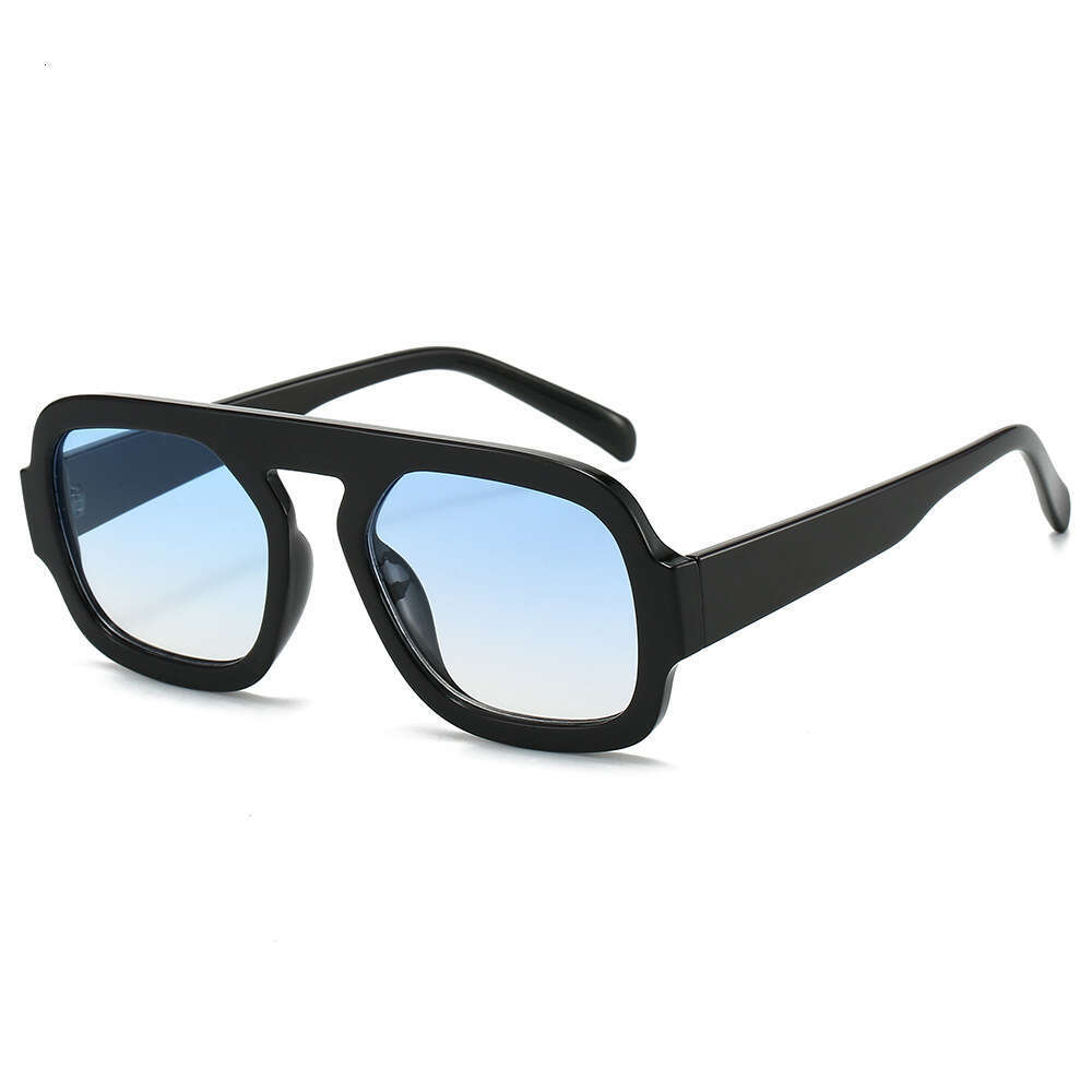 New Pilot Personality Simple Rhythm Versatile PC Fashion Sunglasses For Men And Women Chunjinqiuli