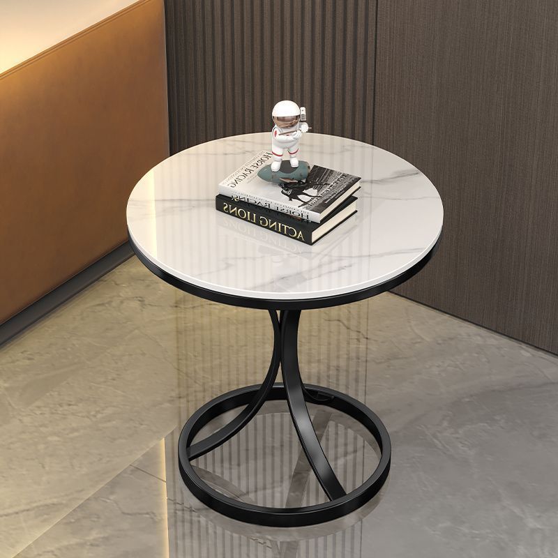R05223 Japanese-style round bedside table, Nordic minimalist small round table