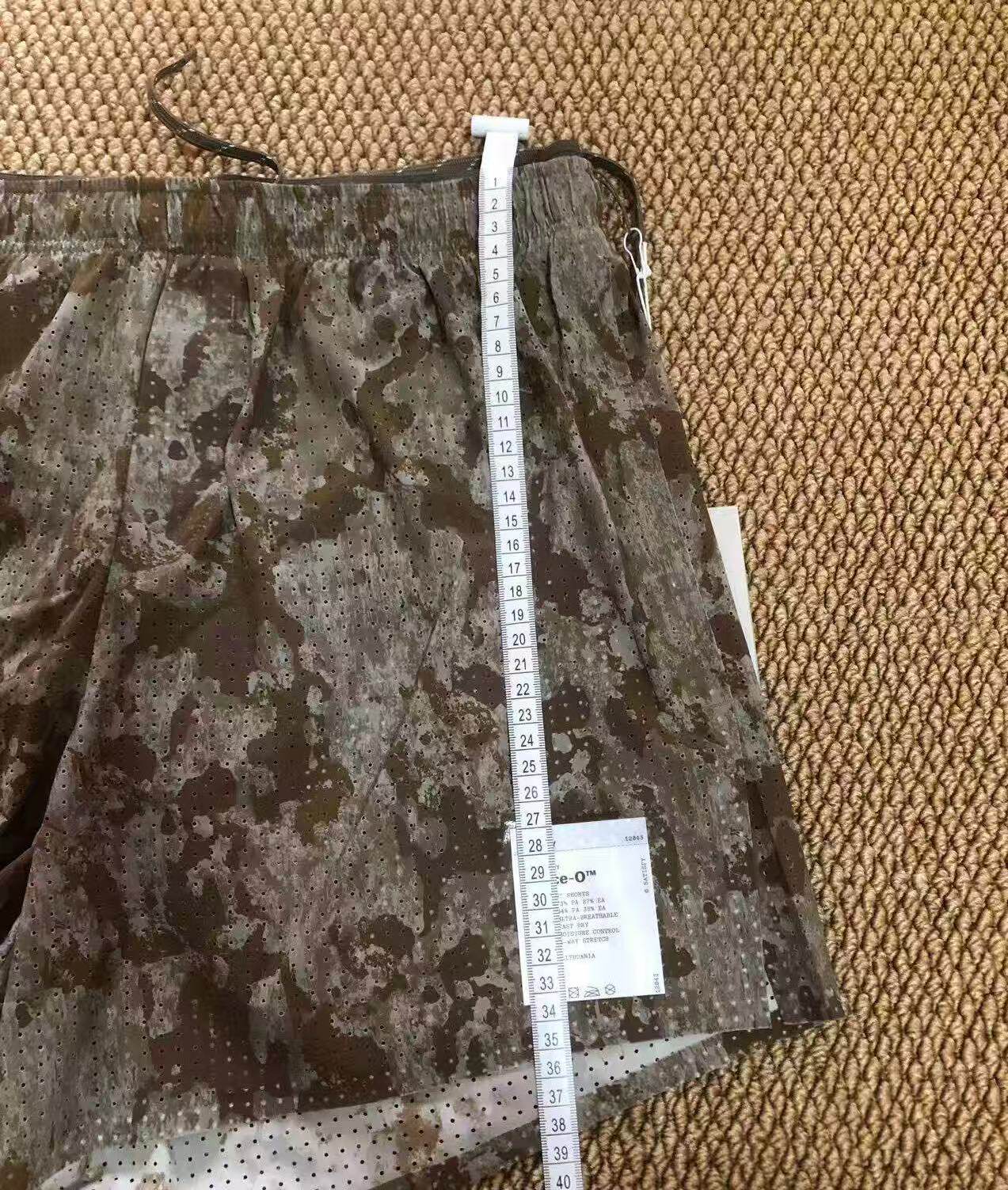 Camouflage Mesh Men Shorts Quick Dry Breathable Summer Outdoor Casual Short Sports Pants 5inch/2.5inch