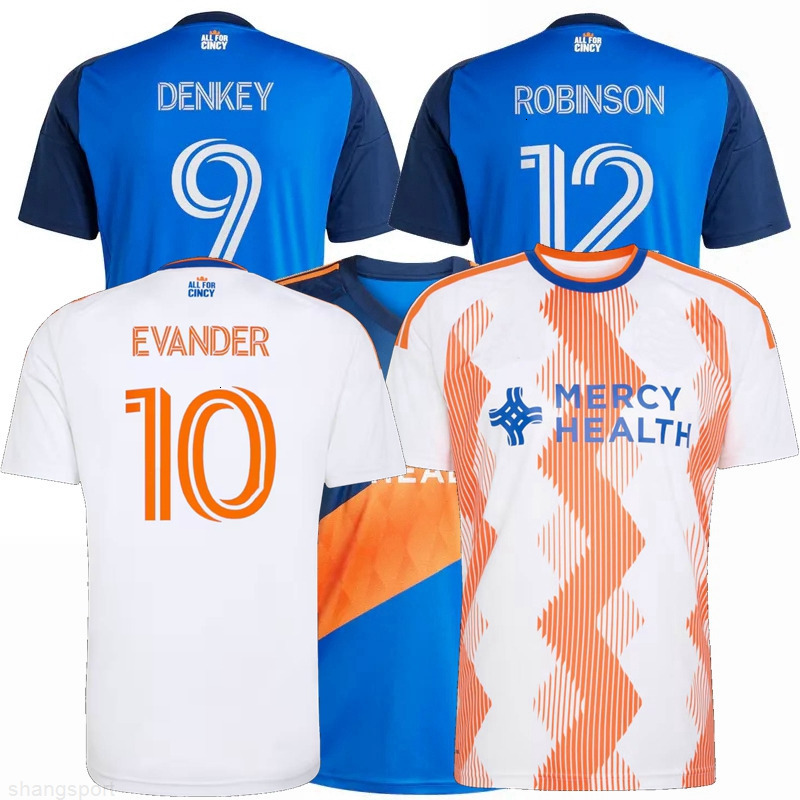 2025 2026 2027 Cincinnati soccer jerseys FC DENKEY OBINNA BUCHA GIDI EVANDER OBINNA MIAZGA ROBINSON 26 27 football men and kids shirt