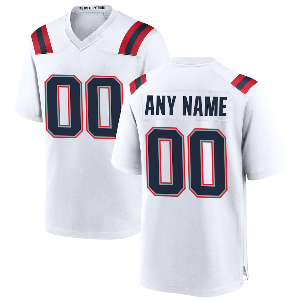 New EnglandS Patriotses Jersey PatriotsJersey Drake Maye Tom Brady Christian Gonzalez Stefon Diggs TreVeyon Henderson Stevenson Hunter Henry Football 