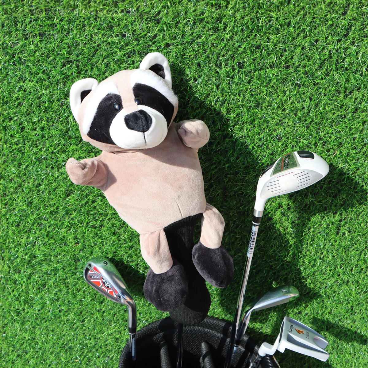Several Plush Animal Golf Head Cover for Driver 460cc 1 Golf Head Protector Mascot Novelty Cute Gitfs 260520 - view 4