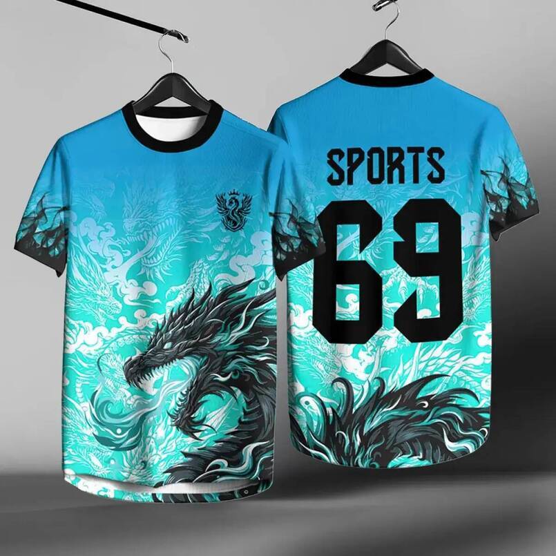 Free custom-made jersey, 3D printed new product for 2026, men's short-sleeved team personalized breathable sports shirt, plus size football kit.