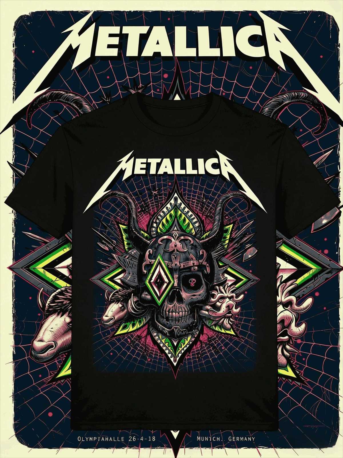 New Album Cover Poster Graphic Print T-shirt American Heavy Metal Band Peripherals Tee Men Women Oversized Cotton Tops H260521 - view 5