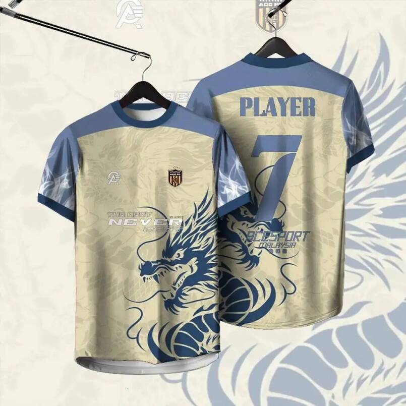 Retro hip-hop shirt, loose fit, lightweight, quick-drying fabric, unisex, short sleeves, modern urban style football shirt. Suitable for teenagers adu
