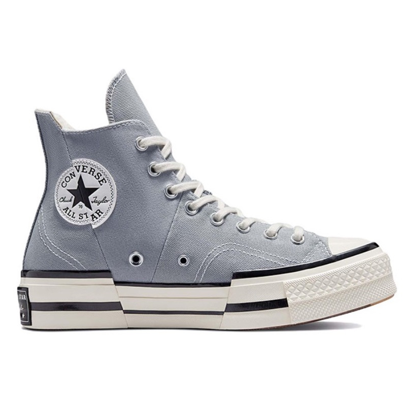 Converse Chuck 70 Plus Deconstructive Style High Top Canvas Shoes Unisex Black White A00915C - view 9