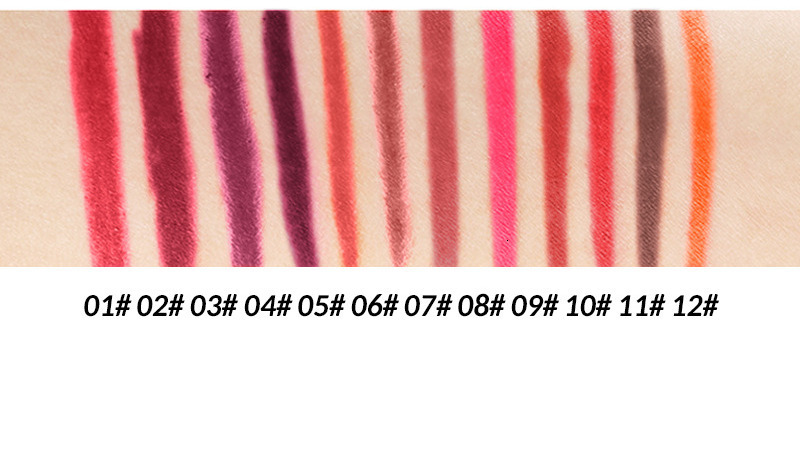 VIBELY Matte Lip Liner Waterproof Long-Lasting Colorful Lipstick Pen Single Makeup 260208