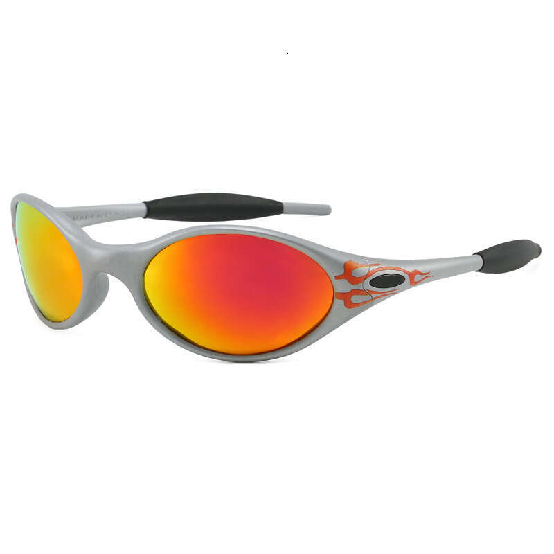 Polarized For Men And Women TR Retro Oval Round Frame Outdoor Cycling Driving Sunglasses - view 5
