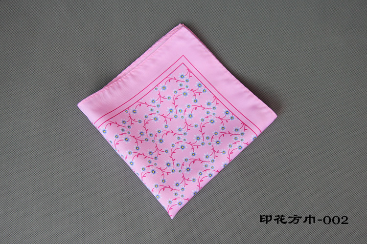Mens Square Scarf Fashion Casual Suit Formal Mens Printed Pocket Square Handkerchief Scarf Silk Scarf y260403