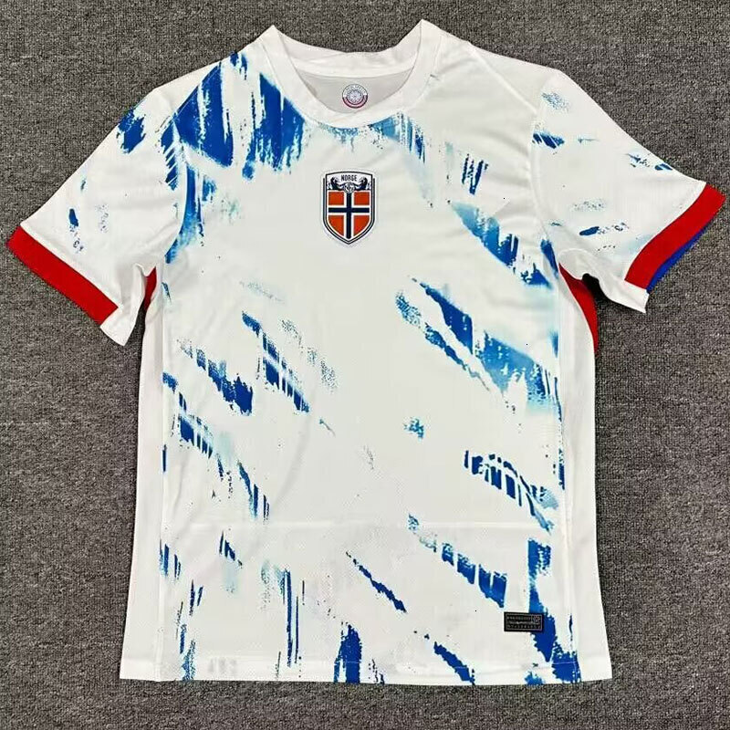 Norway 2026 World Cup Soccer Jersey BRAUT HAALAND Odegaard STRAND LARSEN 24 25 26 27 SOLSKJAER 1998 2000 Vintage Norway away third football shirt Retr