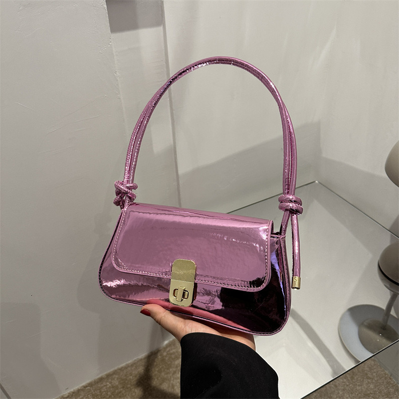 Mini Evening Metallic Handbag New Y2k Sparkly Sier Shoulder Bag Clutch Purse Durable Trendy Crossbody Bags Creative Party Gift H7.4#11.5 ddmySept
