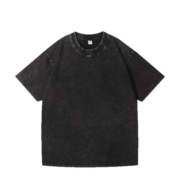 Trendy Running Muscle round Neck Distressed Pure Cotton Printed Short Sleeve T-shirt Casual Loose Fit Youth 260511