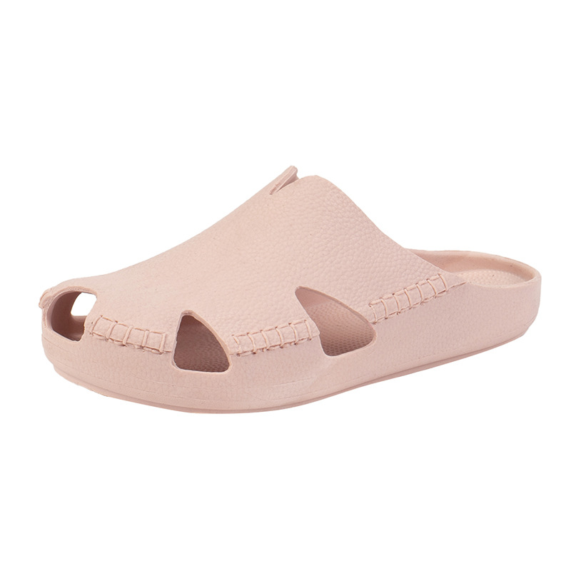 Slippers Men Women Youth Mules Retro Slip-On Casual Loafers Waterproof Ultra-Soft Eva One-Piece Upper Half-Slip Flat Four Seasons