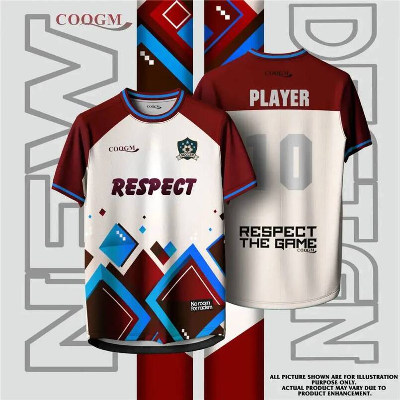 Football shirts, casual t-shirts for men and women. Fashionable short-sleeved, breathable, oversized shirt.