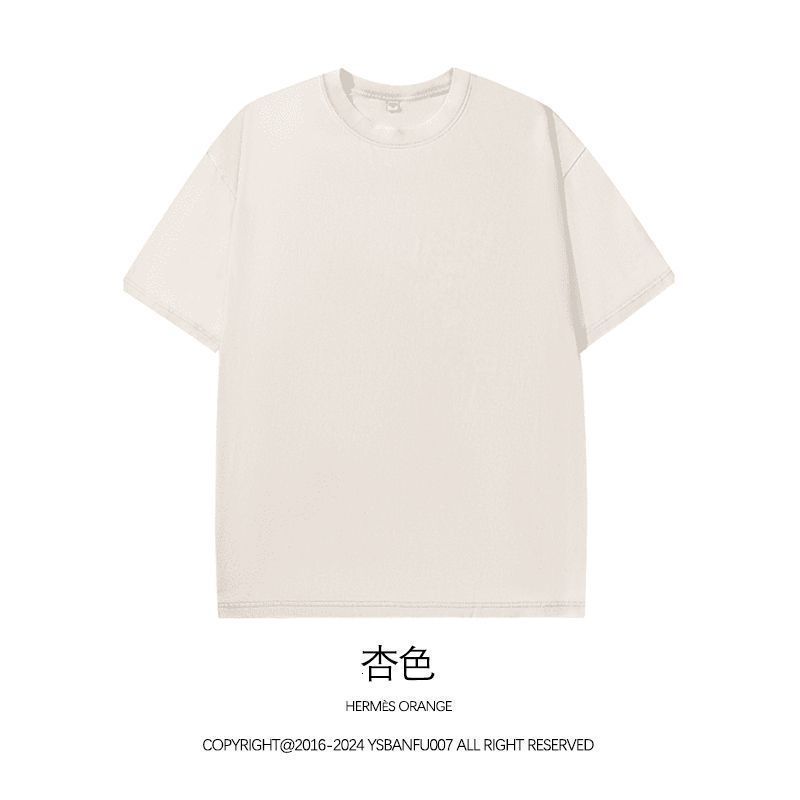 Trendy Running Muscle round Neck Distressed Pure Cotton Printed Short Sleeve T-shirt Casual Loose Fit Youth 260511
