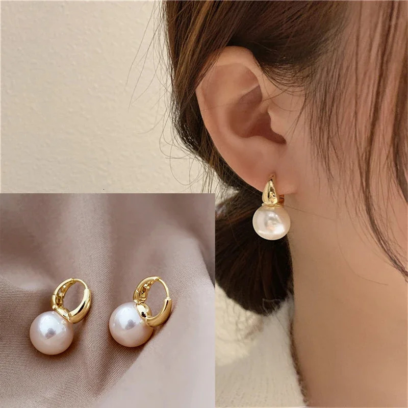 Fashion Wedding Jewelry Earrings Silver Pearl Earrings Minimalist Style Womens Earrings The First Choice For Giving Gifts260521