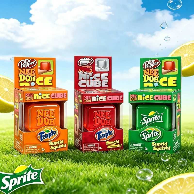 New Soda Color Scheme Needoh Nice Cube Suptid Squish Soft Stress Relief Squeeze Fidget Toy With Color Box Surprise Puzzle Gifts Z260521