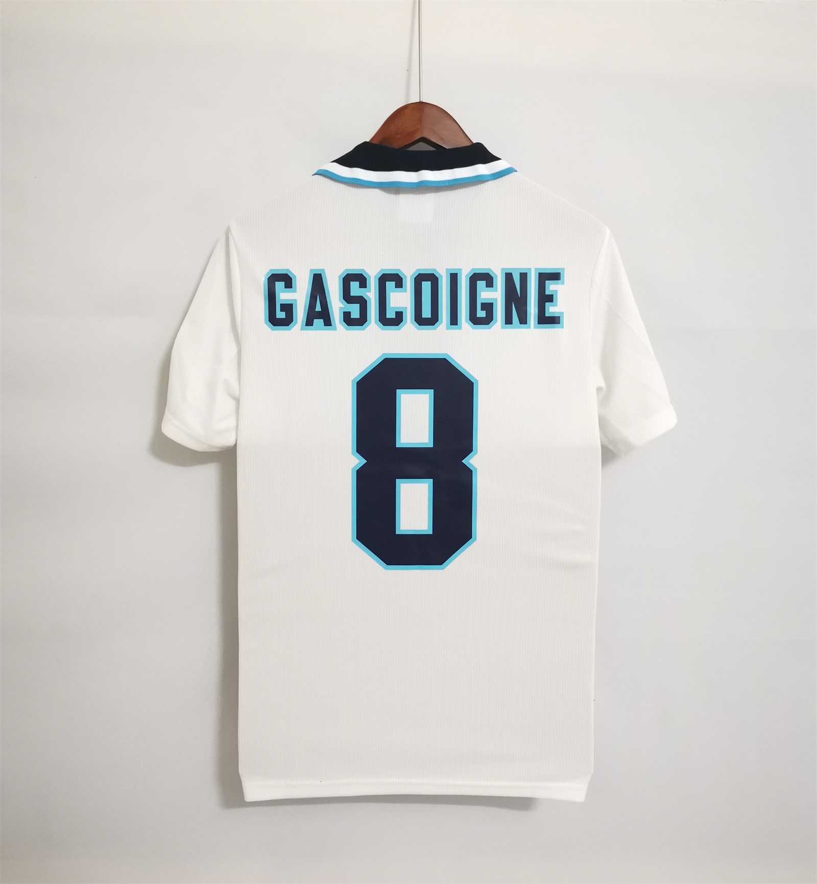 1966 1984 1990 England Retro jersey 1998 2002 2006 soccer jerseys GASCOIGNE OWEN GERRARD BARNES SCHOLES FOWLER ROBSON Vintage football shirt 2008 2012