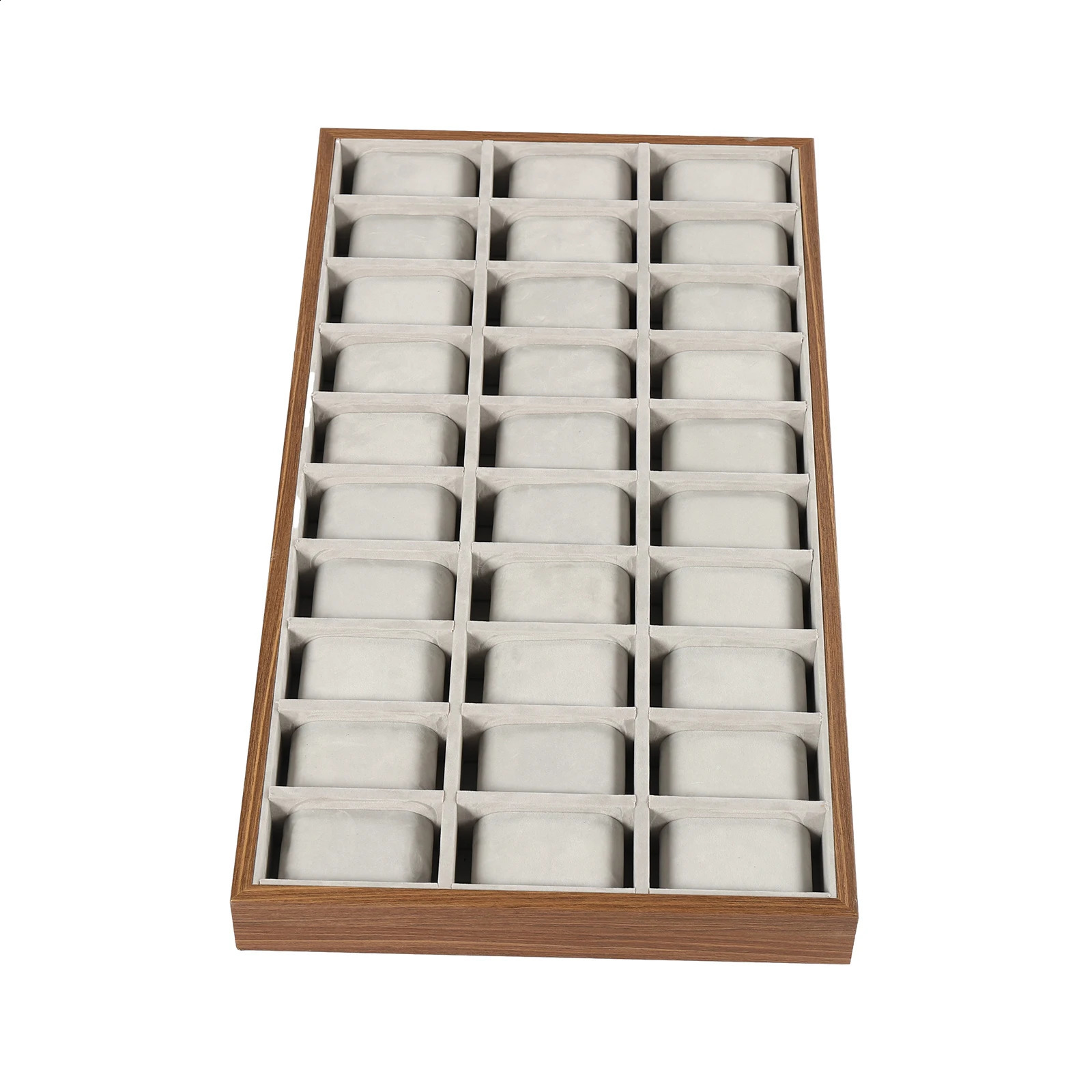 30-Slot Watch Display Case Wooden Watch Organizer Jewelry Storage Box for Bracelets Earrings Brooches and Other Accessories 260520 - view 6