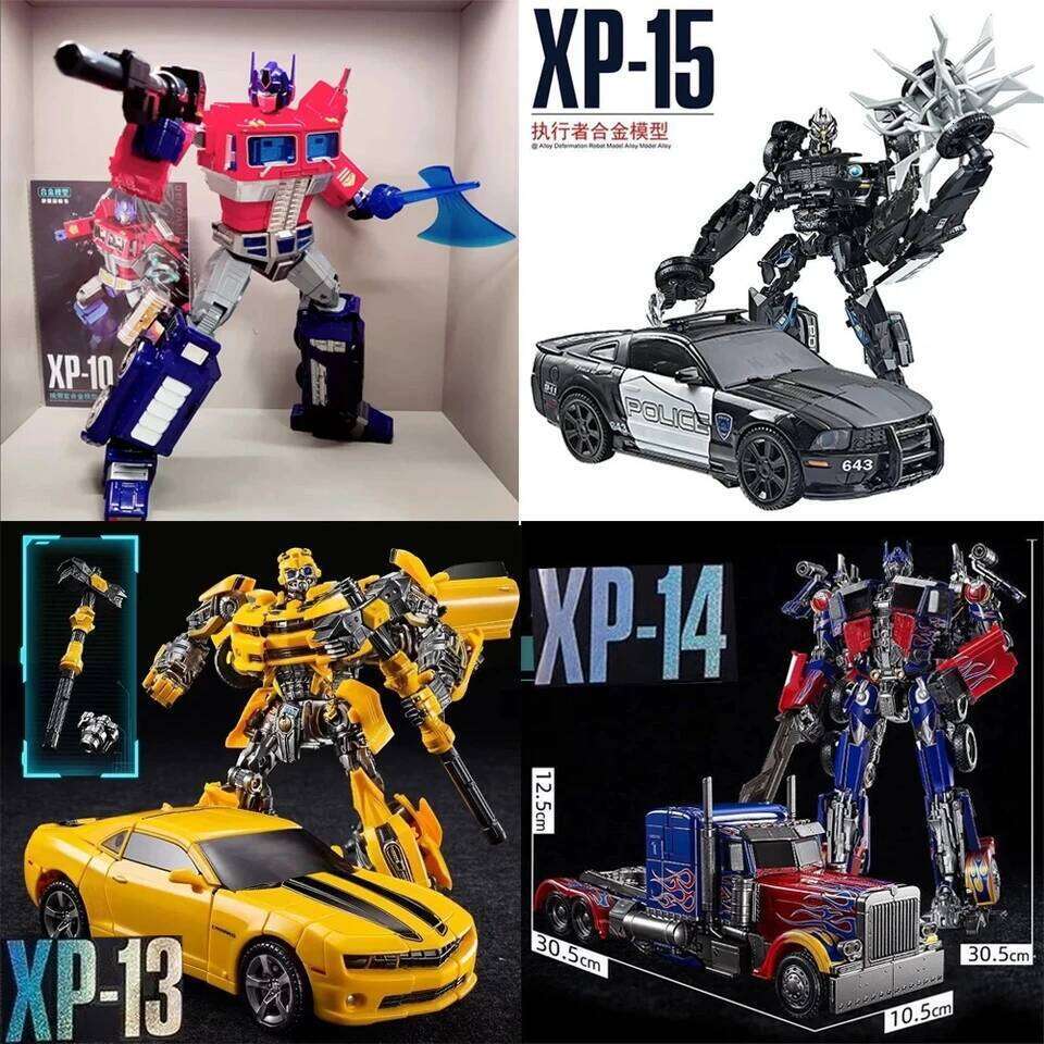 Barricade XP15 Transformation Toys Prowl XP-15 Model Optimus Commander XP14 XP10 Robot Bumble bee XP13 Deformation Action Figure 26Y0521 - view 7