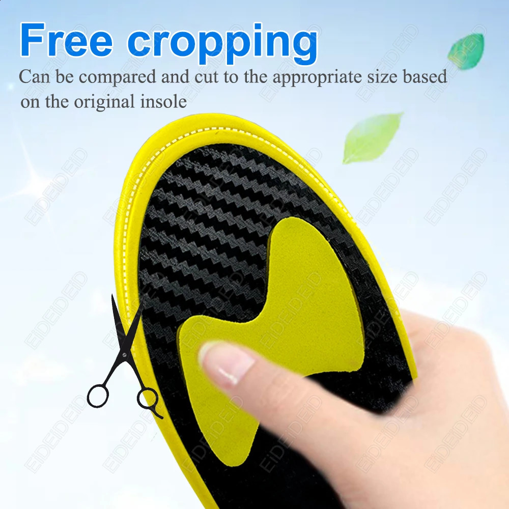 12 Pairs Carbon Fiber Insole-Carbon Sole Propulsion-Carbon Fiber Template-For Basketball Volleyball Sports Insoles Plantar pads 260625 - view 6