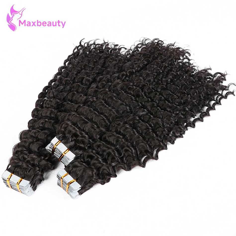 Nastro Lungo Da 26 Pollici Nelle Estensioni Dei Capelli Nastro Riccio Profondo …