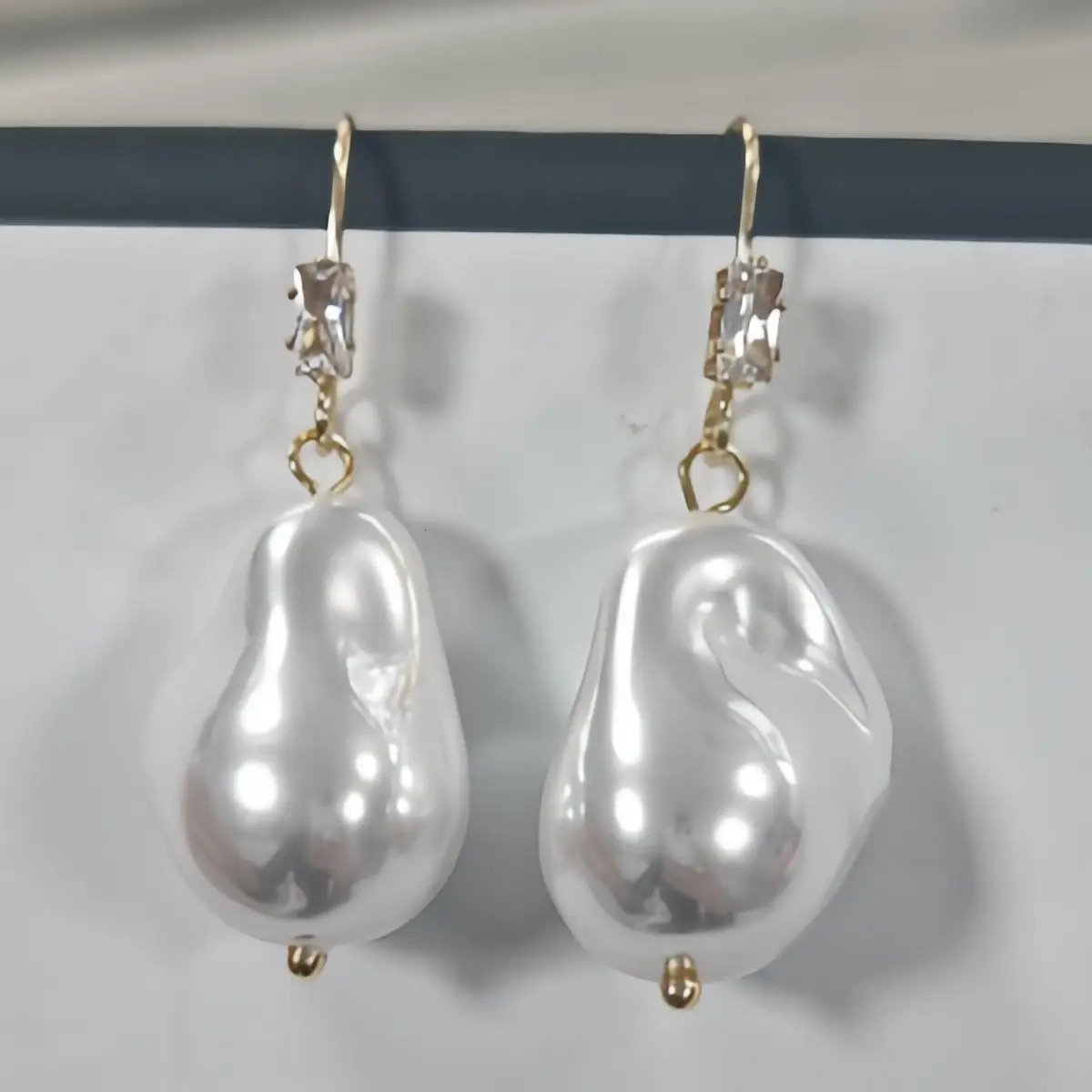 Fashion Wedding Jewelry Earrings Silver Pearl Earrings Minimalist Style Womens Earrings The First Choice For Giving Gifts260521 - view 4