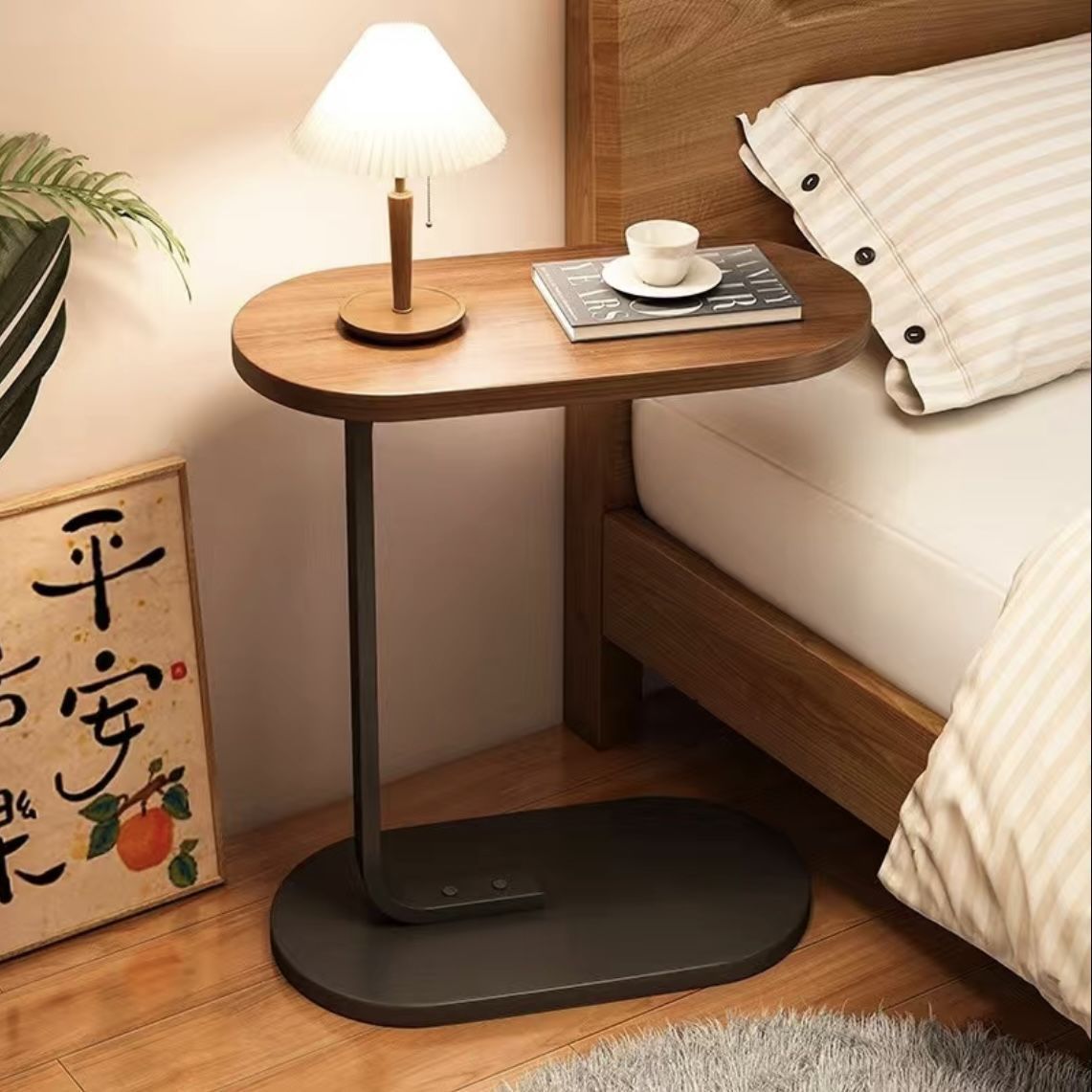 R05212 Mini bedside coffee table for living room storage, home use, bedside table