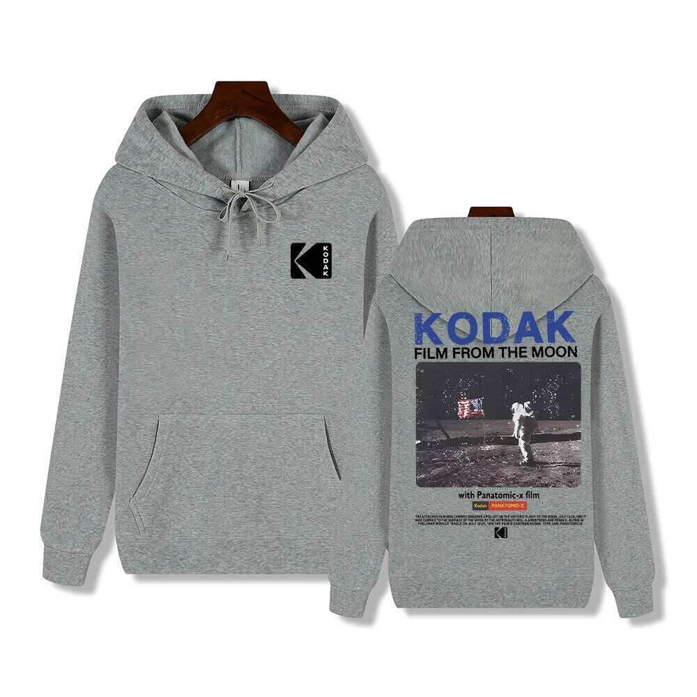 Kodak 2026 New Retro Pattern Y2K Print Men's Hoodie Autumn/Winter Trendy Casual Comfortable Loose Sports Sweatshirt - view 7
