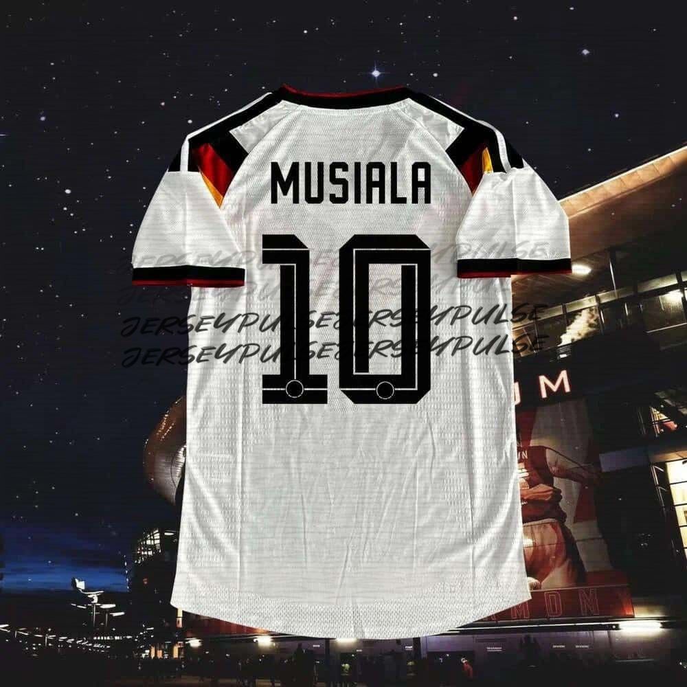 2026 World Cup Musiala No. 10 Adult Large Football Jersey Wirtz No. 17 Gretzka No. 8 Havertz No. 7 Kimmich No. 6 Children's Short Football Jersey