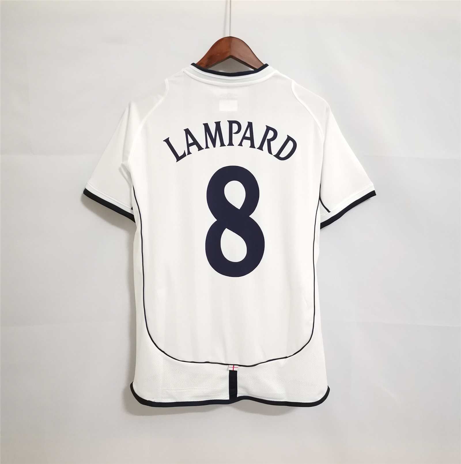1966 1984 1990 England Retro jersey 1998 2002 2006 soccer jerseys GASCOIGNE OWEN GERRARD BARNES SCHOLES FOWLER ROBSON Vintage football shirt 2008 2012