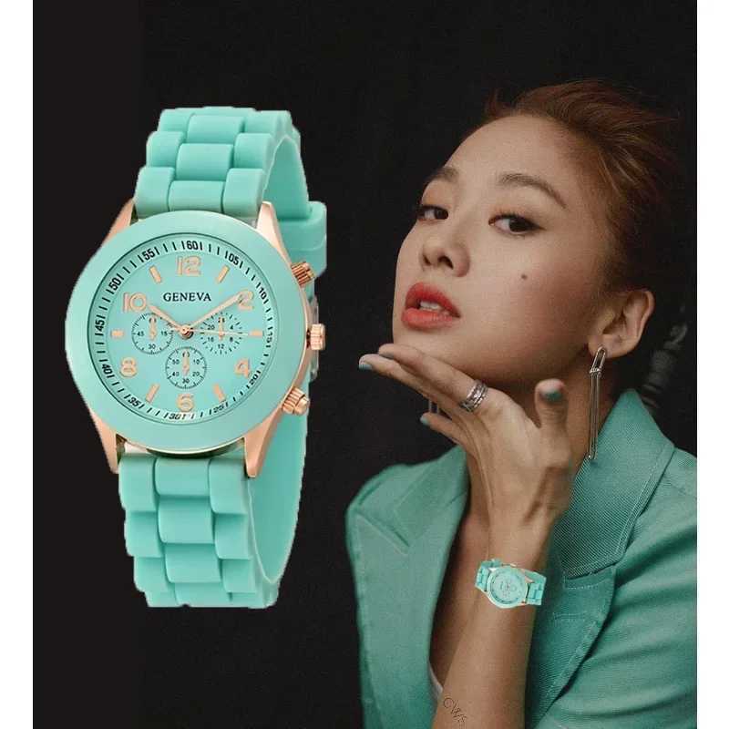 Women Watches 2025 New Fashion Luxury Brand Womens Silicone Strap Quartz Wrist For Female Relogio Feminino Zegarki H260521