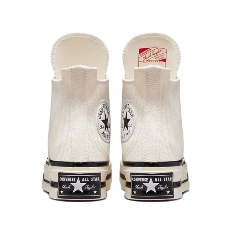 Converse Chuck 70 Plus Deconstructive Style High Top Canvas Shoes Unisex Black White A00915C - view 6