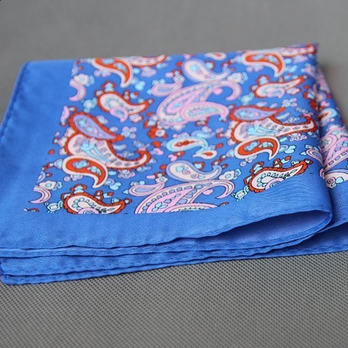 Mens Square Scarf Fashion Casual Suit Formal Mens Printed Pocket Square Handkerchief Scarf Silk Scarf y260403