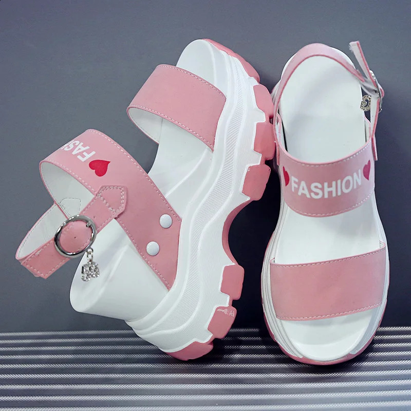 Moipheng Platform Sandals Women Summer Chunky High Heels Female Wedges Shoes for Women Fish Toe Red Sandalia Feminina 260625 - view 4