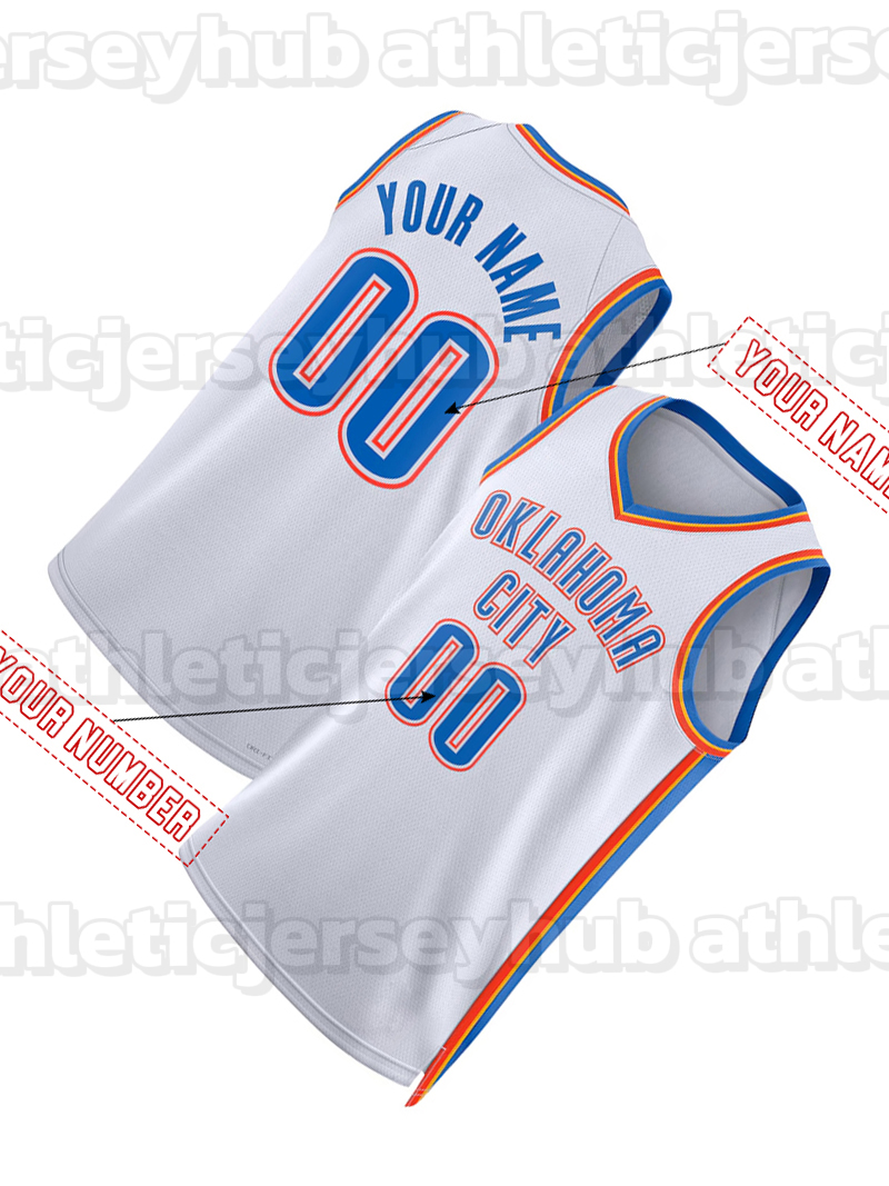 2 Shai Gilgeous-Alexander 2026 City Basketball Jersey Chet Holmgren Caruso Luguentz Dort Luguentz Dort Jared McCain Jalen Williams