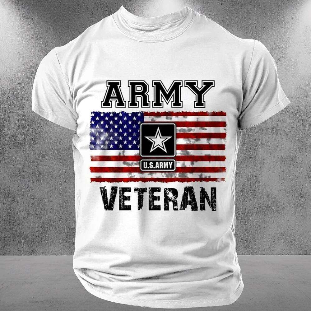 Trend American Flag 1776 Graphic Print Short Sleeve T-shirts Summer Oversized Breathable T-shirt Clothing O-neck T Shirt For Men - view 5