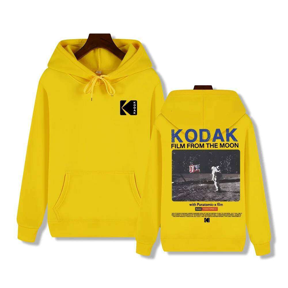 Kodak 2026 New Retro Pattern Y2K Print Men's Hoodie Autumn/Winter Trendy Casual Comfortable Loose Sports Sweatshirt - view 6