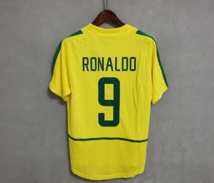 1998 Brasil soccer jerseys 2002 retro shirts Carlos Romario Ronaldo Ronaldinho 2004 camisa de futebol 1994 BraziLS 2006 1982 RIVALDO ADRIANO 1988 2000