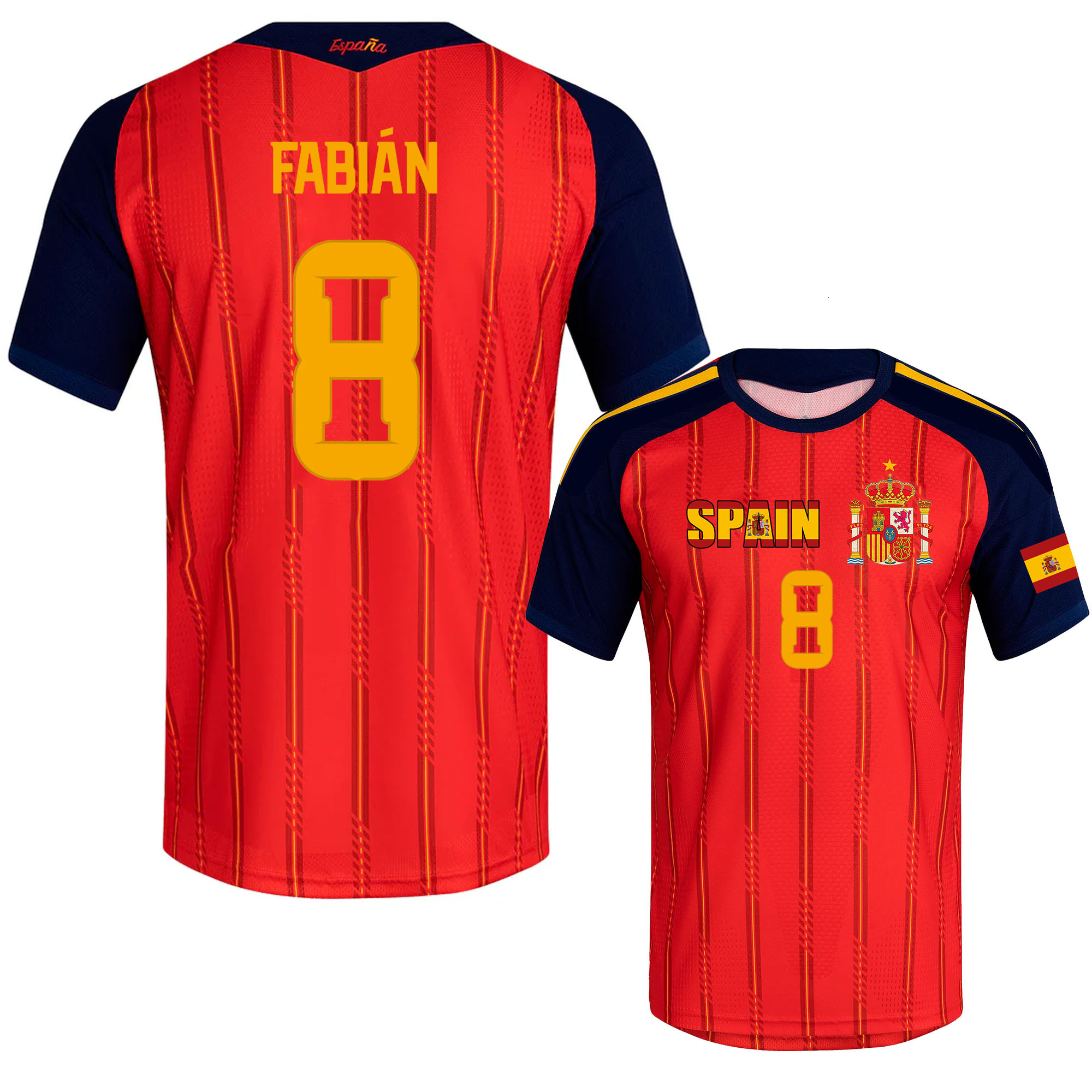 Lamine Yamal 19 Jersey World Cup 2026 T shirt Spain National Team Sports T-shirt Jerseys Spanish Flag Football Stars Spanish Full Squad Home Top Man W