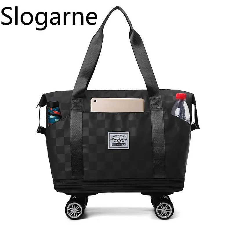 New Large Capacity Travel Bag with 4 Wheels Unisex Women Luggage Bags Men Universal Travel Duffels Wheels Wateproof Bags HandbagR260521