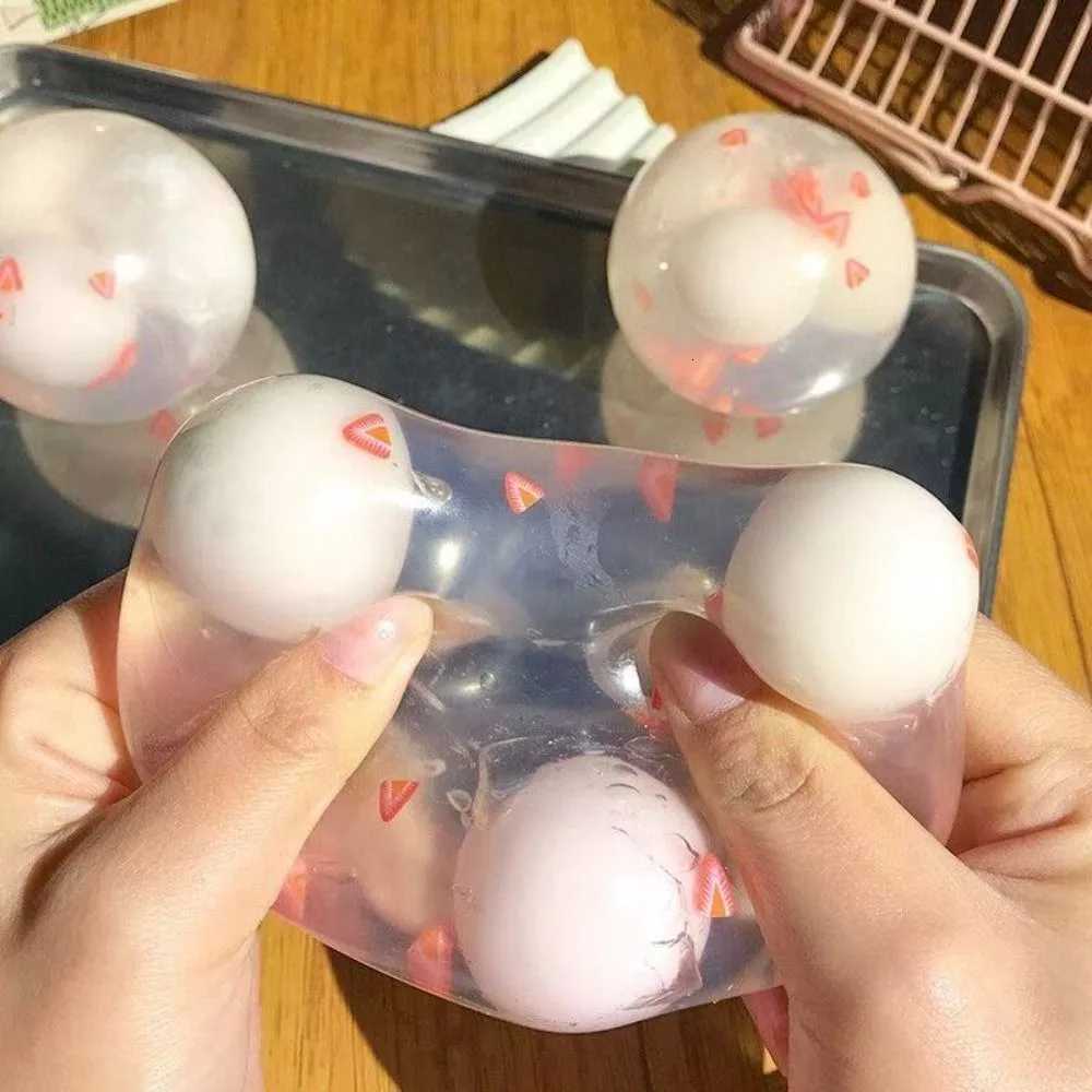 Simulation Crispy Tangyuan Balls Pinch Le Relaxing Sensory Anti-Stress Three-ring Glutinous Rice Balls TPR M260521
